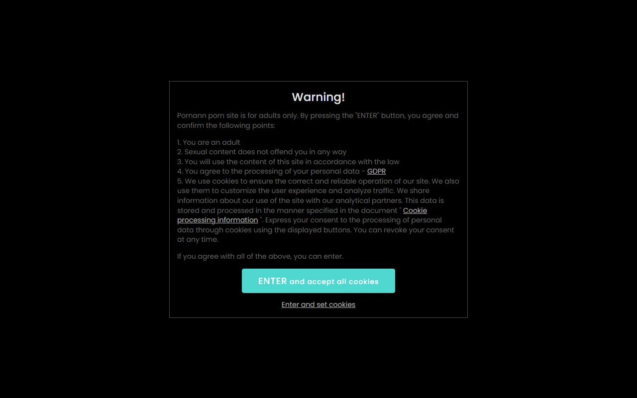 Screenshot of Pornann